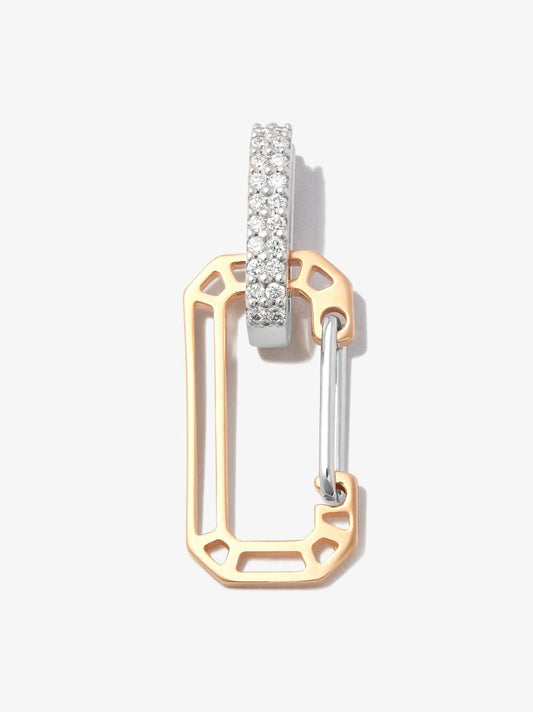 18k White Gold Chiara Small Diamond Earring