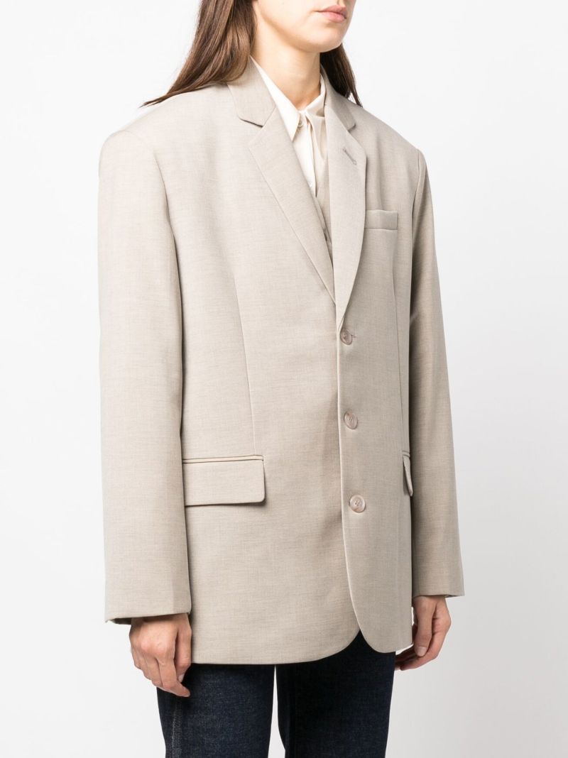 Neutral Gelso Oversized Blazer