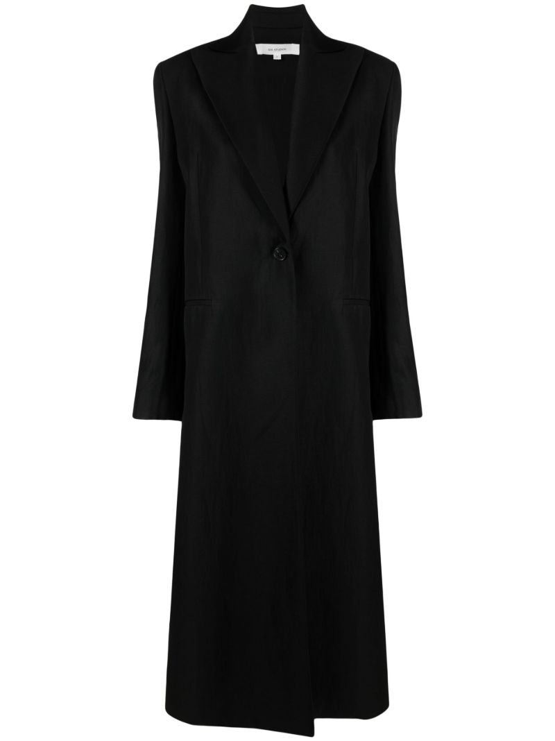 Black Single-breasted Coat