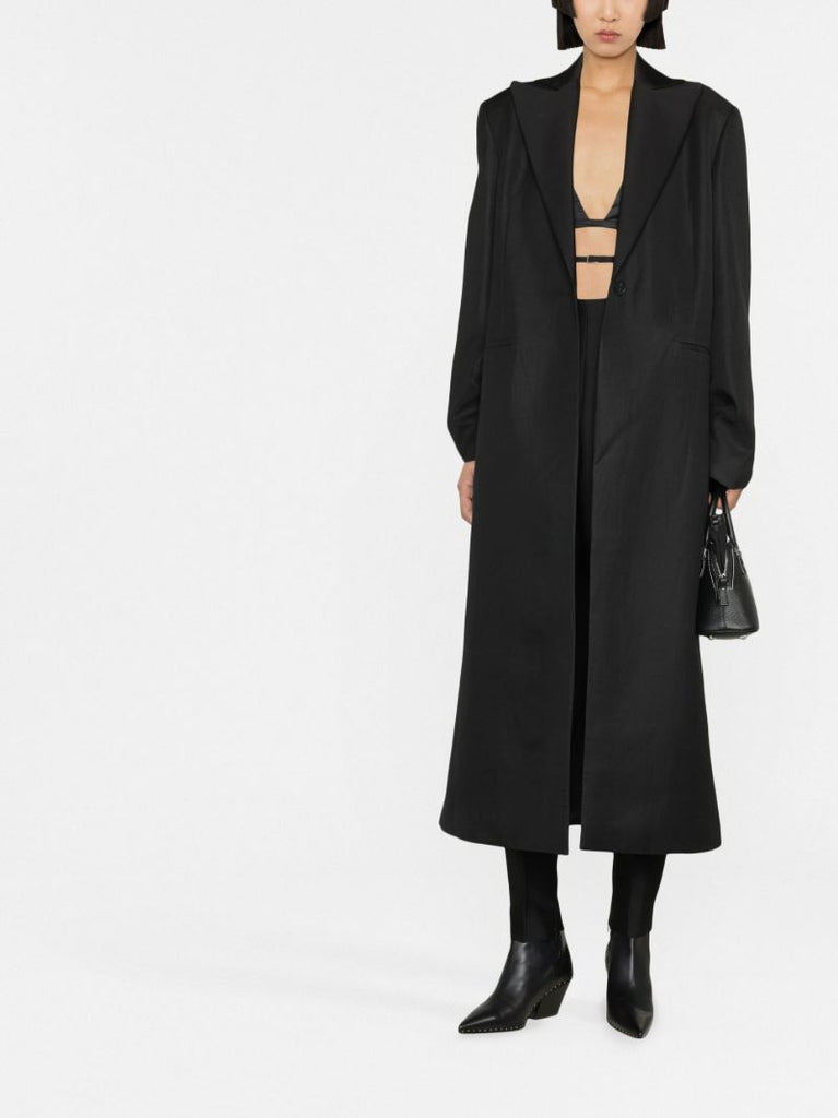 Black Single-breasted Coat