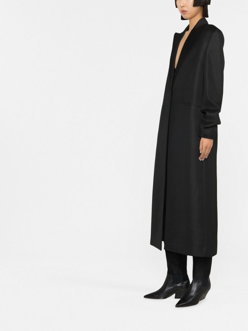 Black Single-breasted Coat
