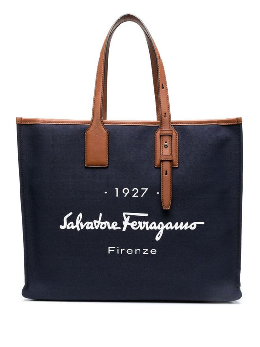 Blue 1927 Logo Canvas Tote Bag