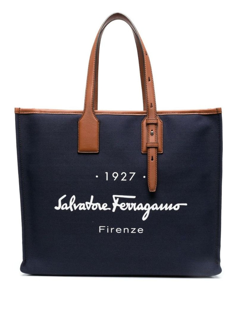 Blue 1927 Logo Canvas Tote Bag