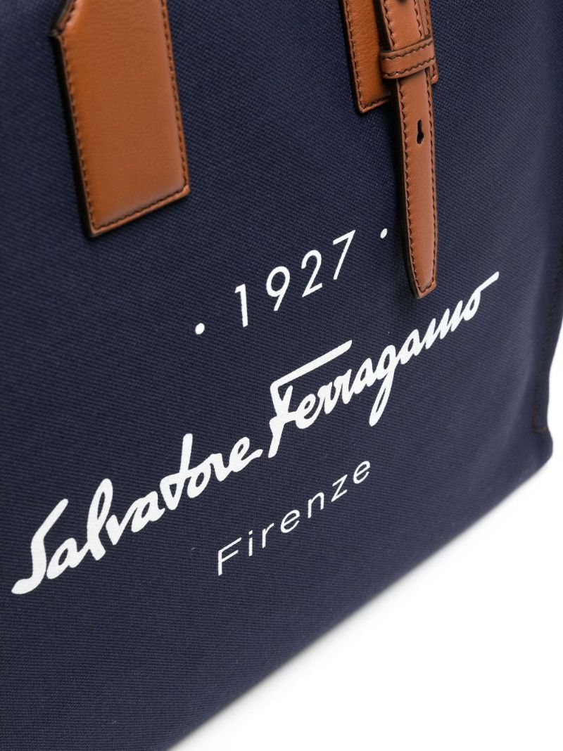 Blue 1927 Logo Canvas Tote Bag
