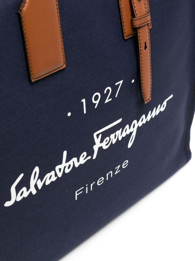Blue 1927 Logo Canvas Tote Bag