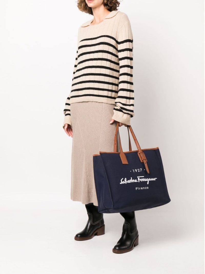 Blue 1927 Logo Canvas Tote Bag