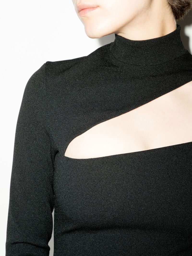 Black the Ares Cutout Maxi Dress