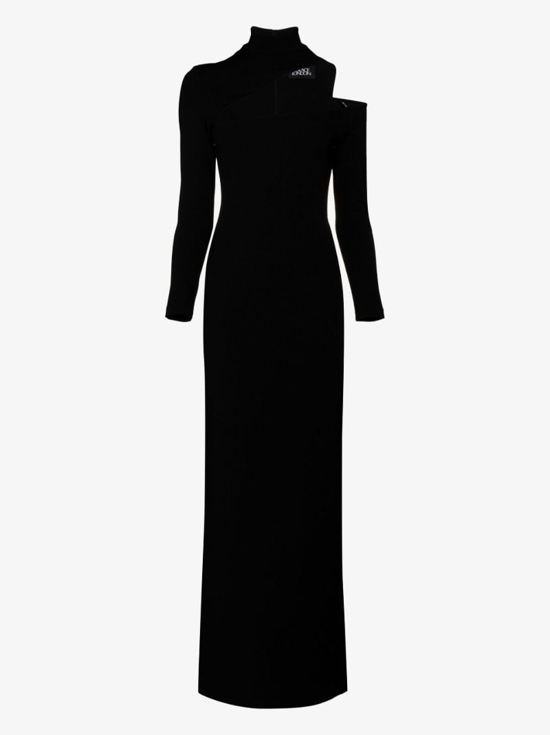 Black the Ares Cutout Maxi Dress