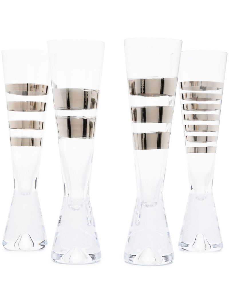 Grey Tank Champagne Glass Set
