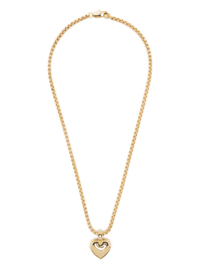 Gold-plated Chiara Heart Pendant Necklace