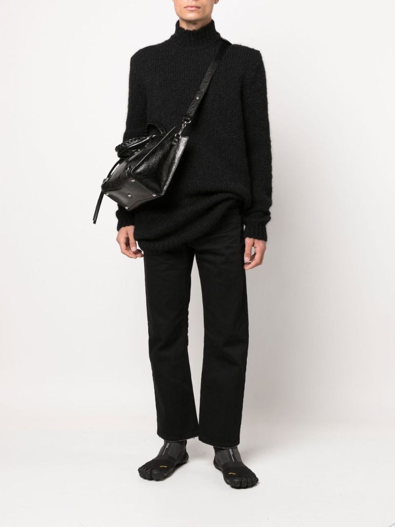 Black Slim-leg Jeans