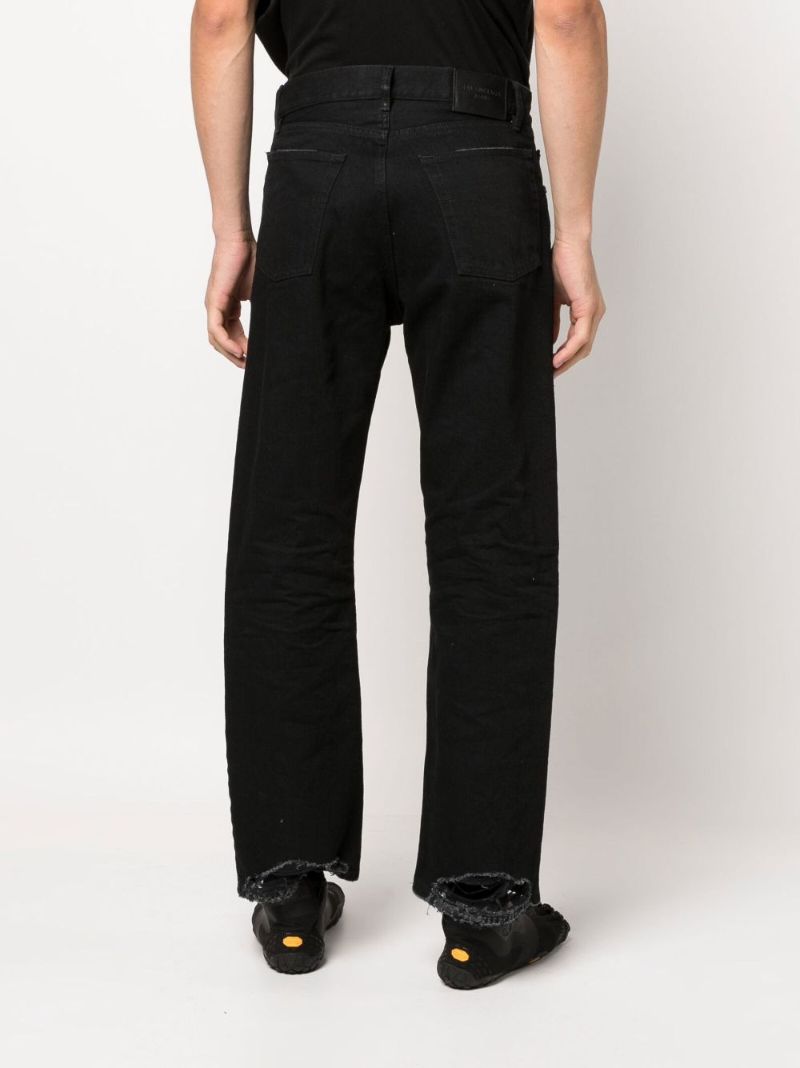 Black Slim-leg Jeans