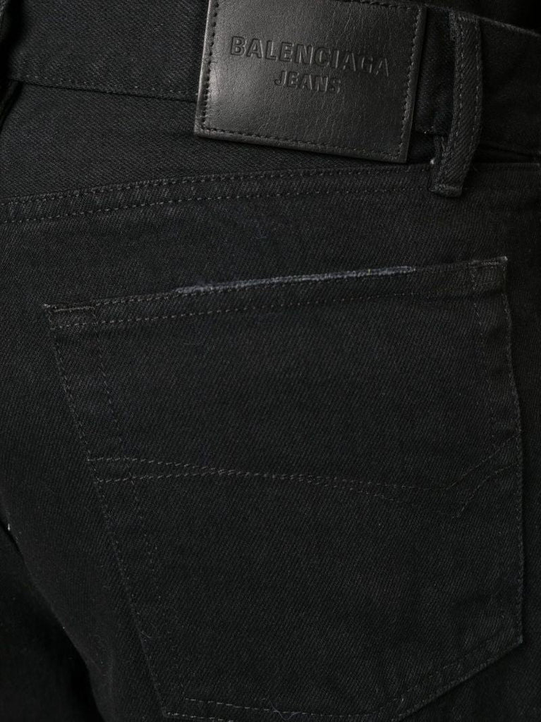 Black Slim-leg Jeans