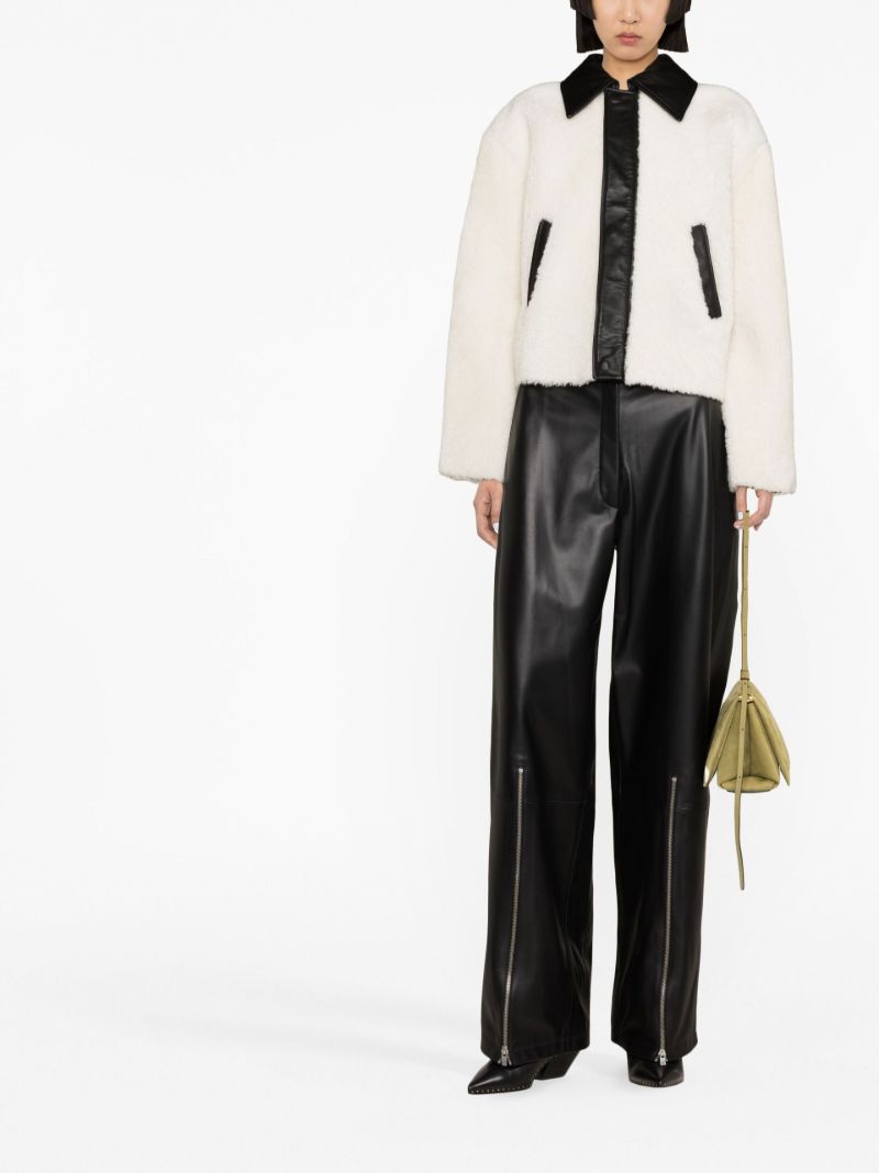 Off-white Shearling Oversize Jacket