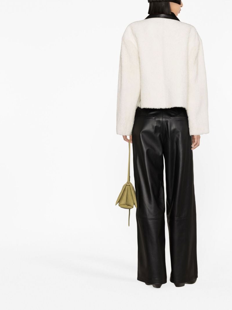 Off-white Shearling Oversize Jacket