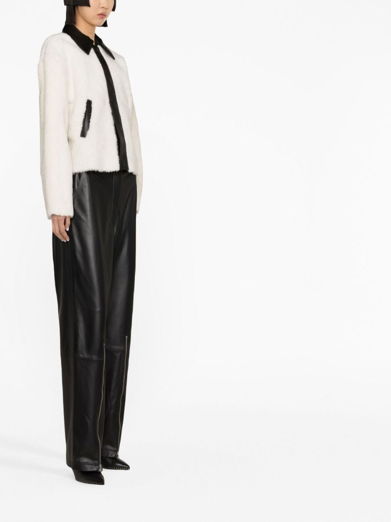 Off-white Shearling Oversize Jacket