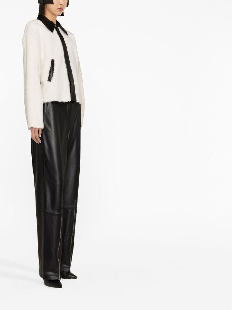 Off-white Shearling Oversize Jacket