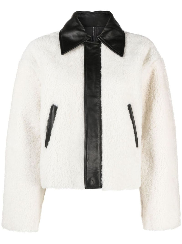 Off-white Shearling Oversize Jacket