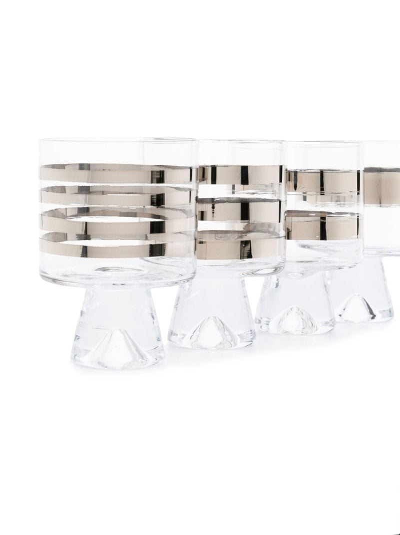 Grey Tank Low Ball Glass Set