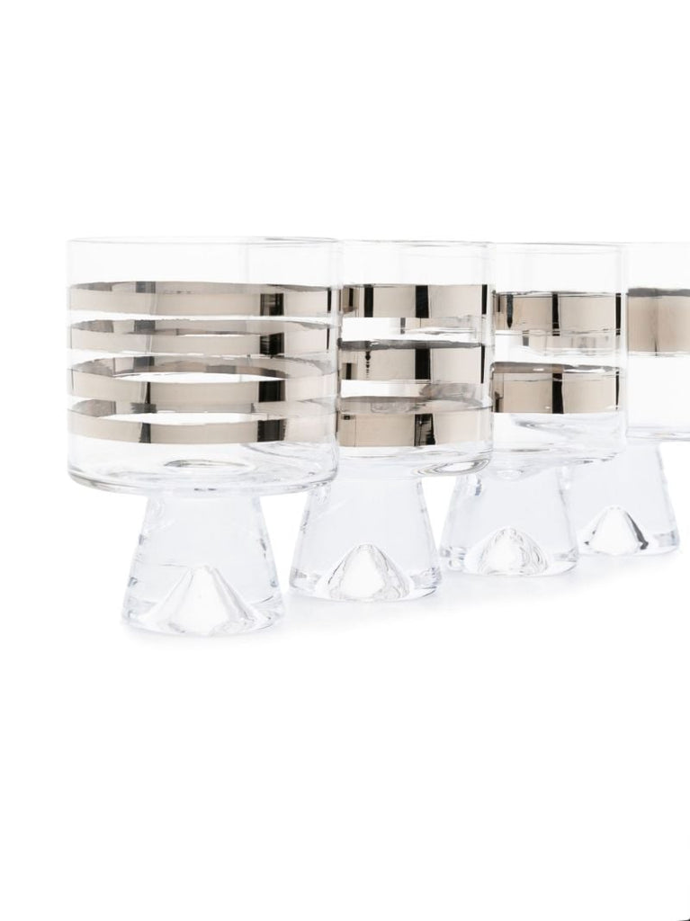Grey Tank Low Ball Glass Set