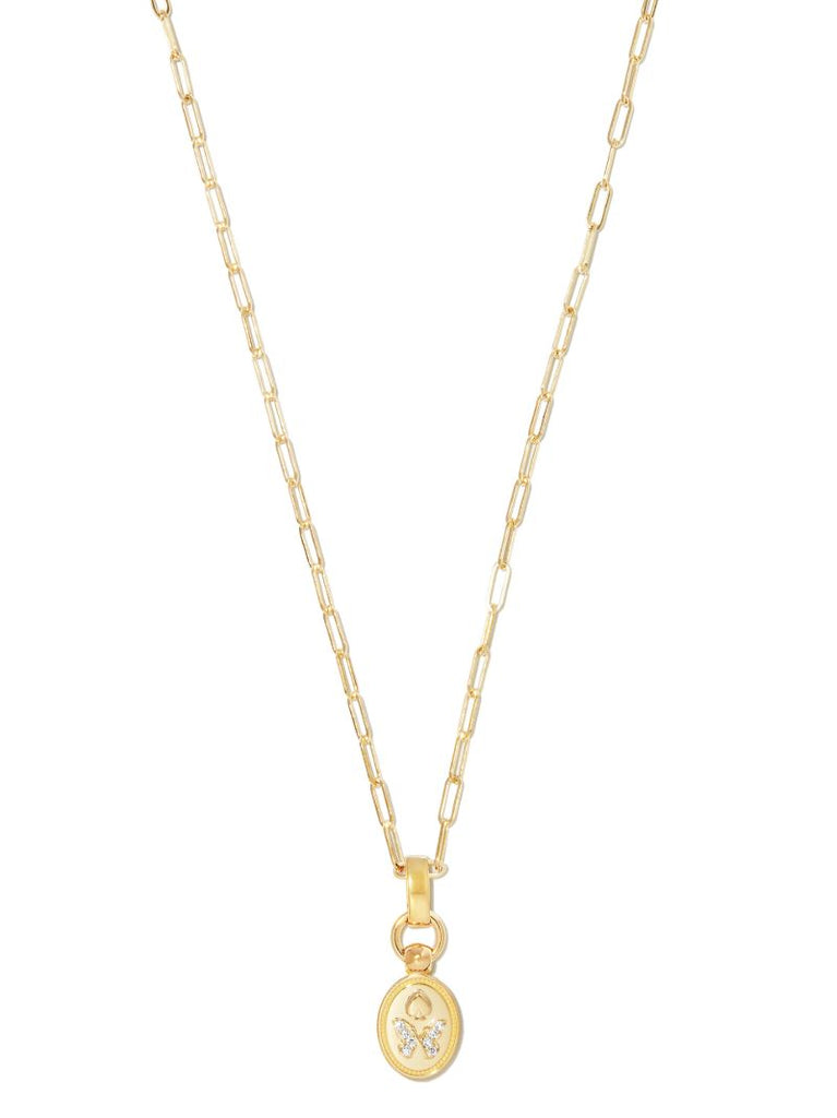 18k Yellow Gold Reverie Diamond Pendant Necklace