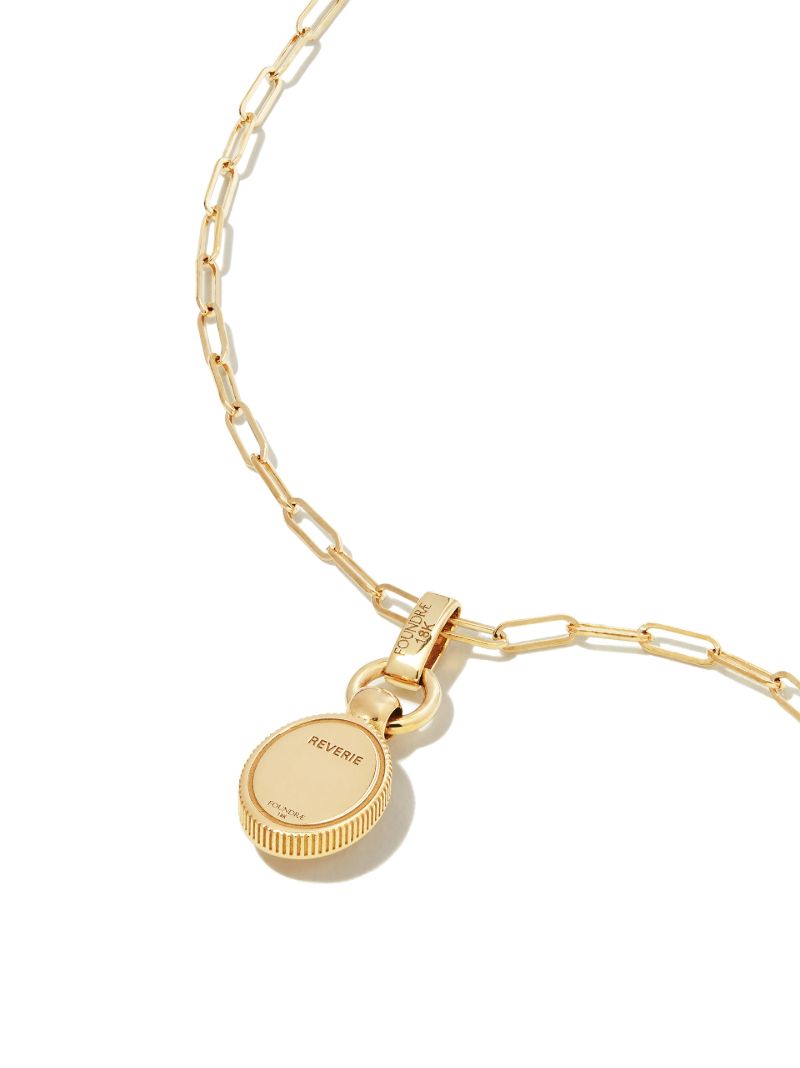 18k Yellow Gold Reverie Diamond Pendant Necklace