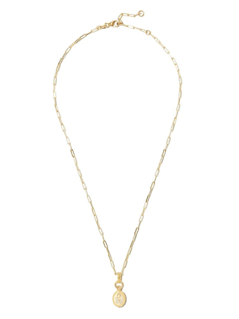 18k Yellow Gold Reverie Diamond Pendant Necklace