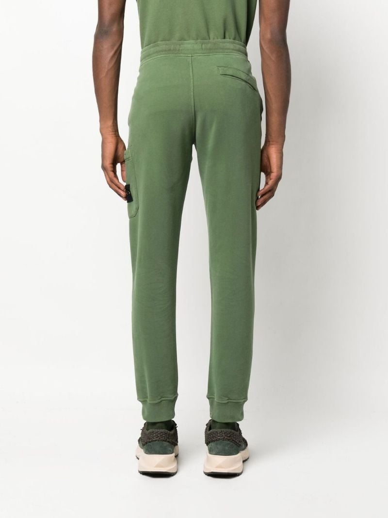 Green Cotton Track Pants