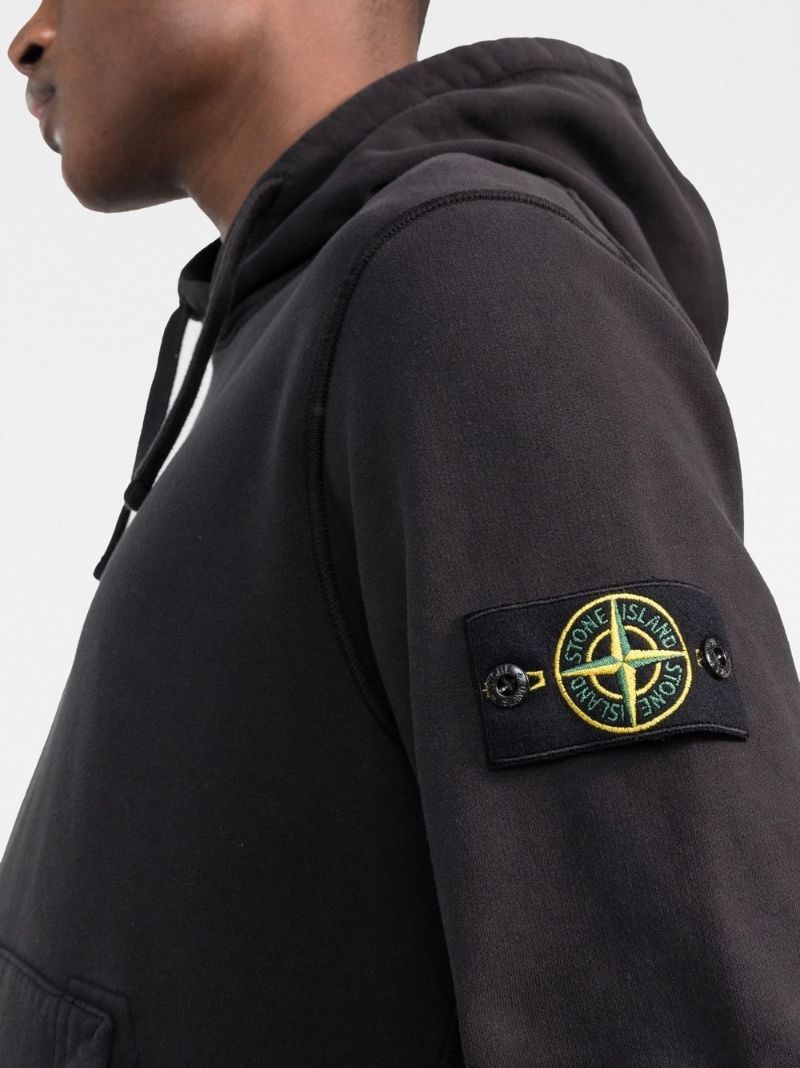 Black Cotton Hoodie