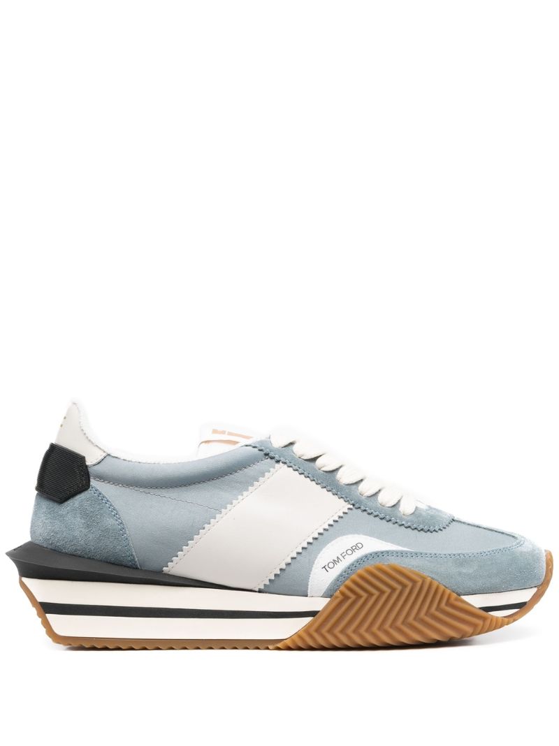 Blue James Low-top Suede Sneakers