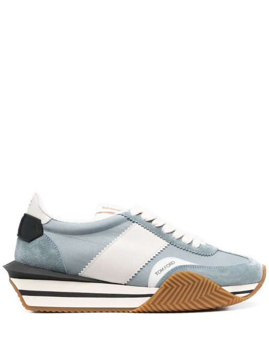 Blue James Low-top Suede Sneakers