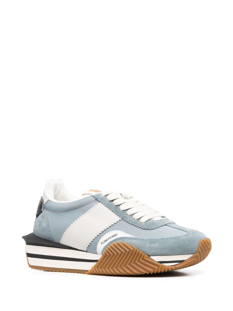 Blue James Low-top Suede Sneakers