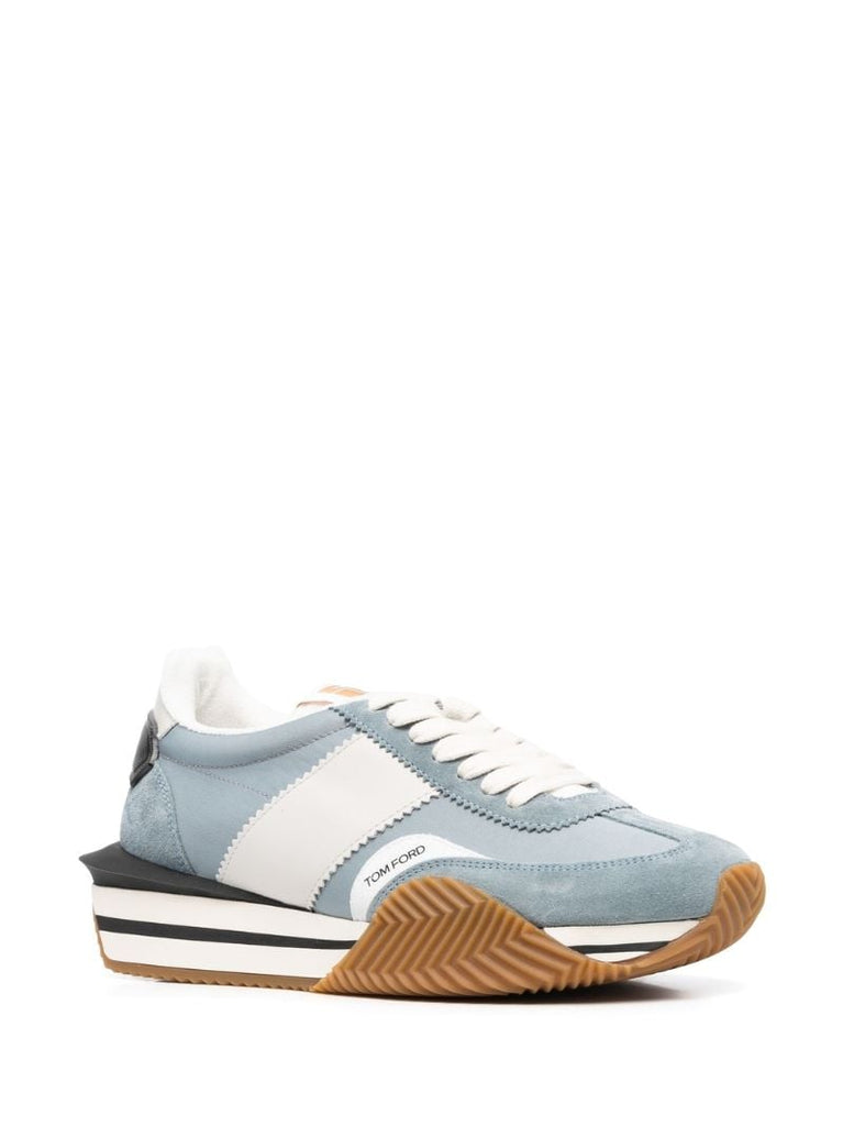 Blue James Low-top Suede Sneakers