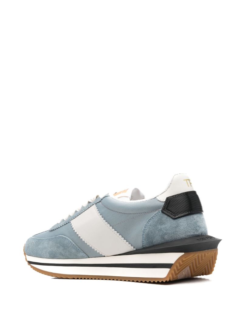 Blue James Low-top Suede Sneakers