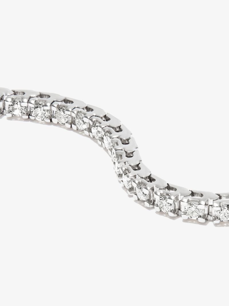 14k White Gold Spectra Diamond Tennis Bracelet