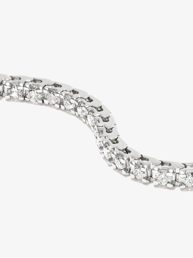 14k White Gold Spectra Diamond Tennis Bracelet