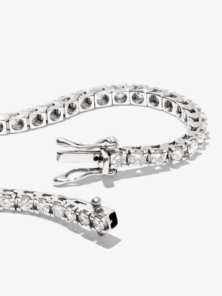 14k White Gold Spectra Diamond Tennis Bracelet