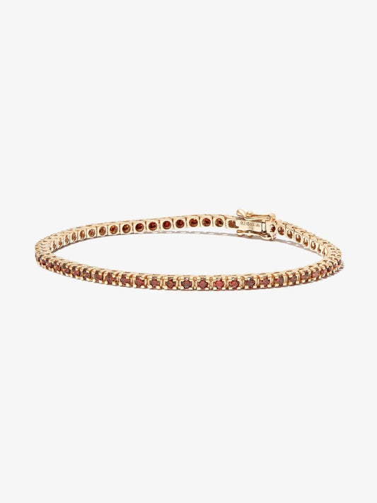 14k Yellow Gold Spectra Diamond Tennis Bracelet