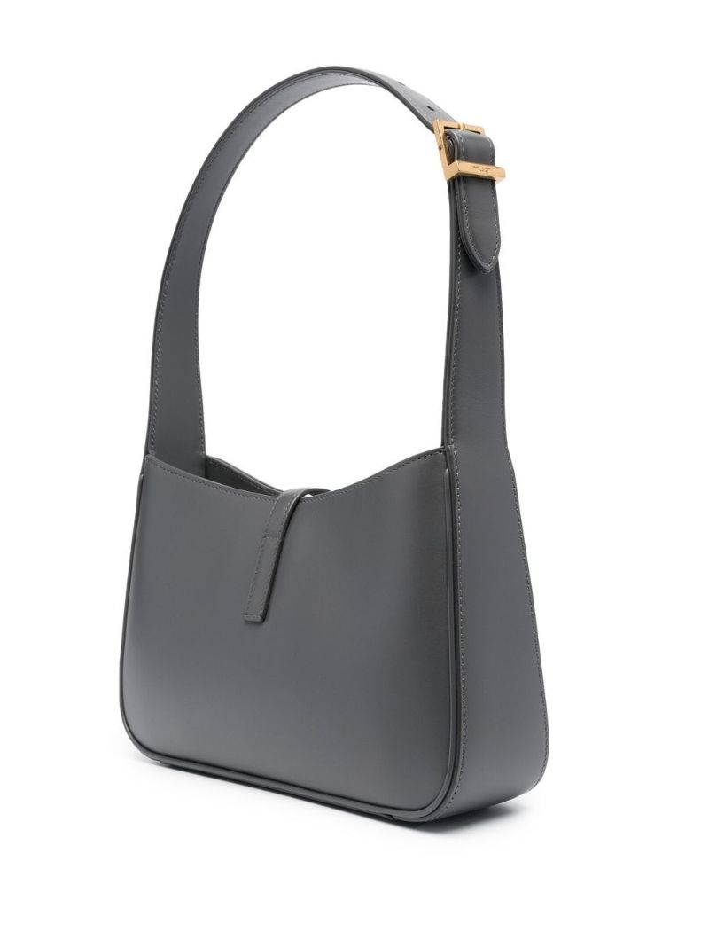 Grey Le 5 Ã_x0083_Â  7 Leather Shoulder Bag