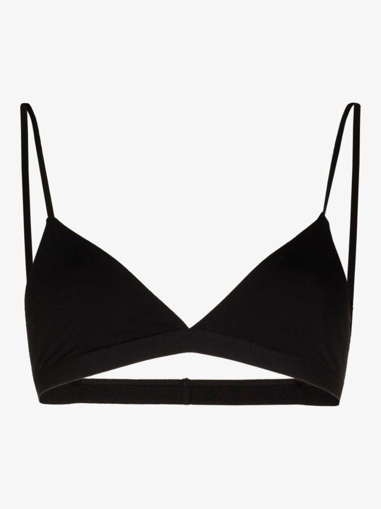 Black Mississippi Bamboo Triangle Bra Set