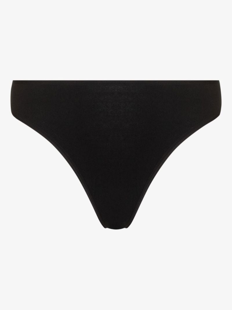 Black Enna Bamboo Thong Set