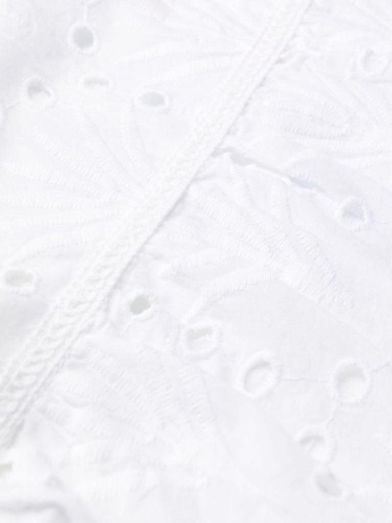 White Ashley Broderie Anglaise Beach Dress