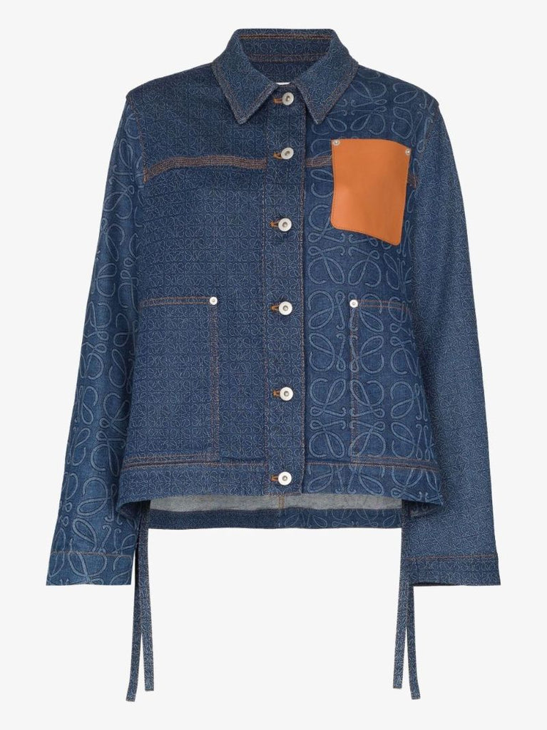 Blue Anagram Denim Jacket