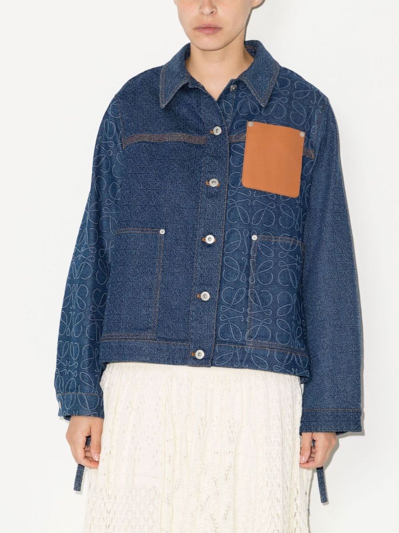 Blue Anagram Denim Jacket