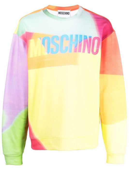 Yellow Logo Colourblock Sweatshirt