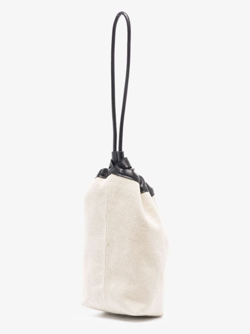 Neutral Dumpling Pouch Clutch Bag