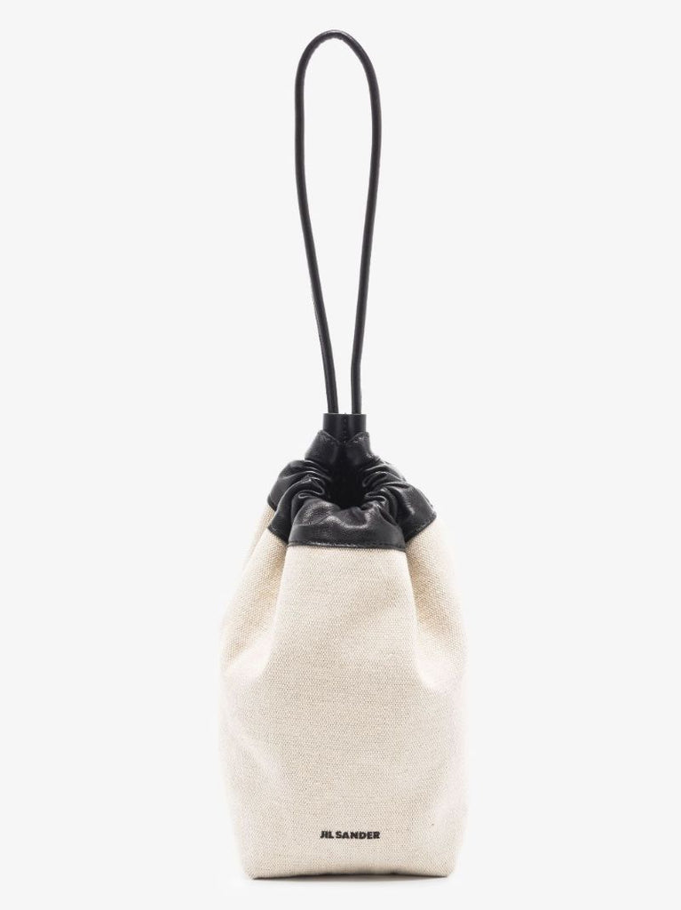 Neutral Dumpling Pouch Clutch Bag