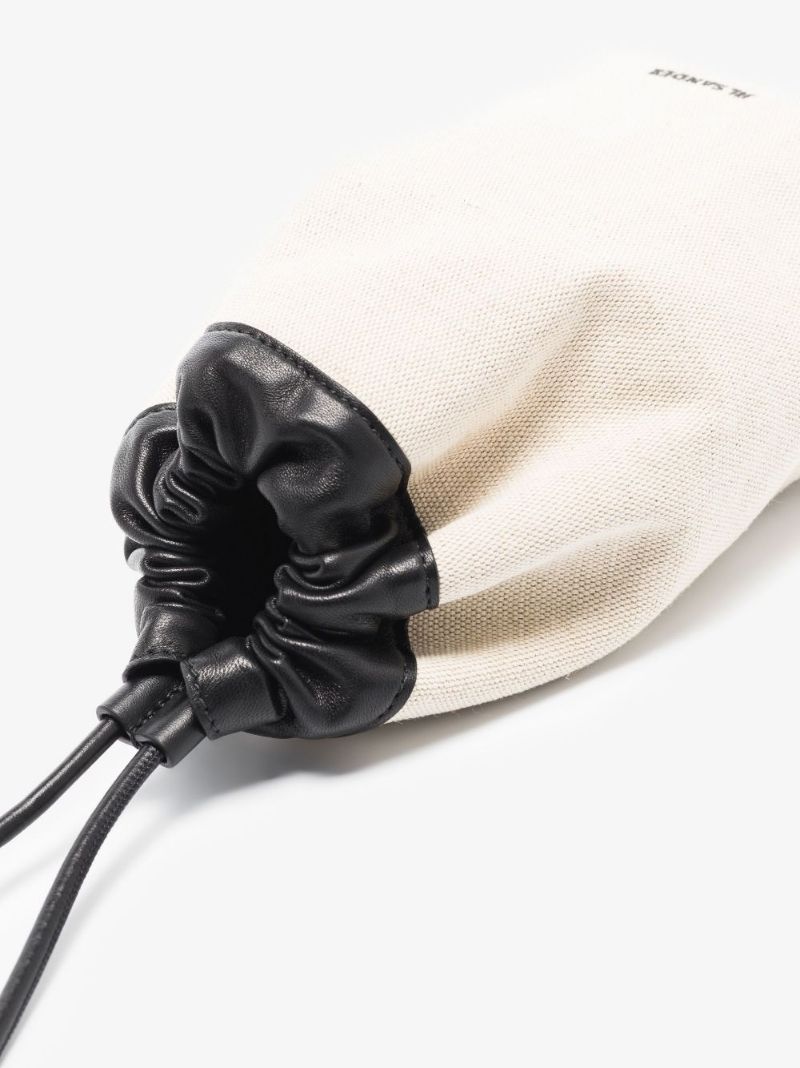 Neutral Dumpling Pouch Clutch Bag