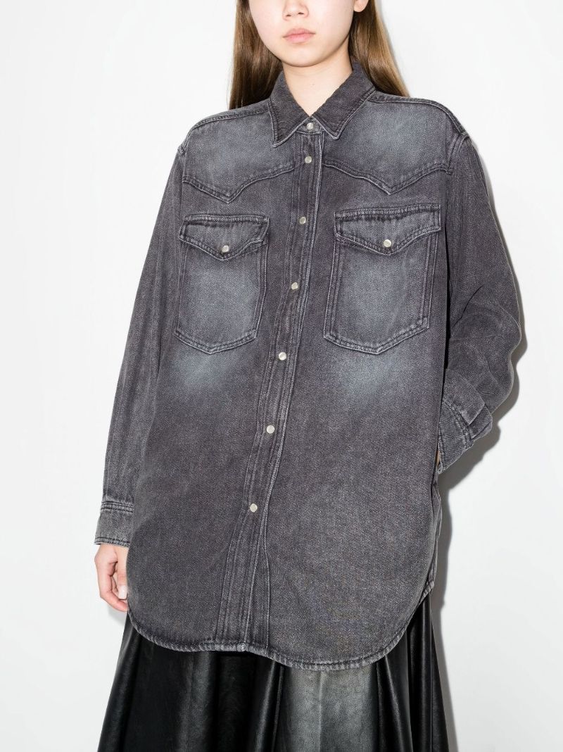 Grey Taniami Denim Shirt