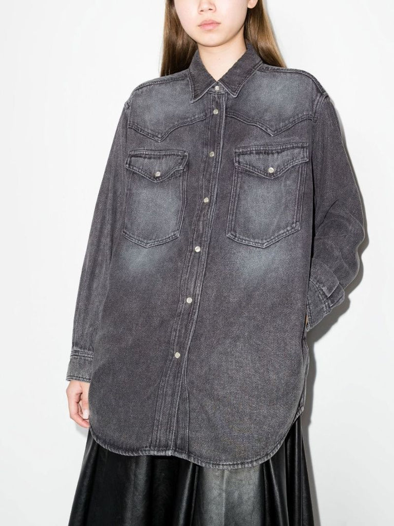 Grey Taniami Denim Shirt